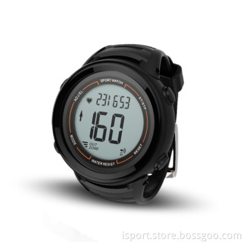 5.3kHz Best Fitness Sports Wrist Heart Rate Monitor with Chest Belt W204